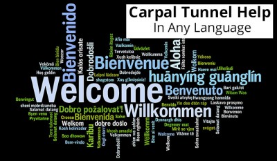 welcome we can help you with your carpal tunnel pain in any language