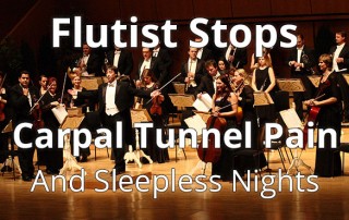 flutist stops carpal tunnel