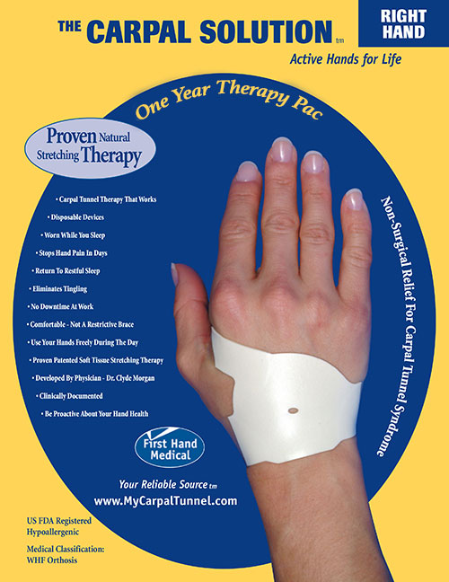 the carpal solution for the right hand 