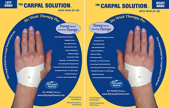 Six week left and right carpal solution pack