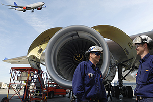 airplane mechanics and giant jet engines fisherman with Carpal Tunnel