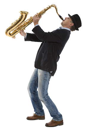 Saxophonist musician with Carpal Tunnel