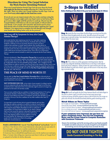 how does the carpal solution work 