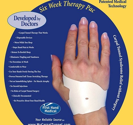 using the carpal solution over sox weeks can get rid of your carpal tunnel