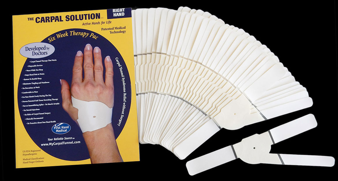 the 28 devices included in the six week carpal solution therapy pac