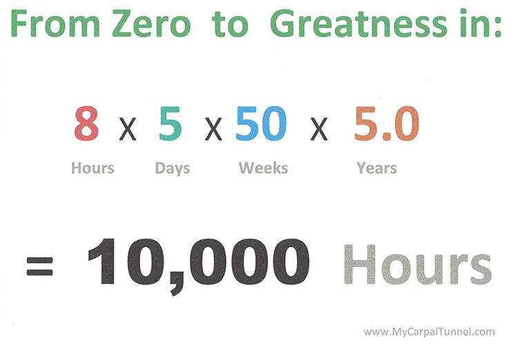 eight hours a day to greatness