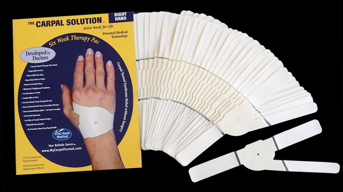 Order the Carpal Solution Six Week Night Time Stretching Therapy and wear it as a preventative treatment, so you never have Carpal Tunnel Pain and Hand Numbness.