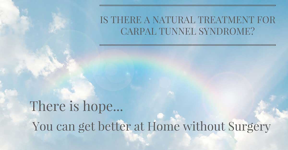 did you know you can cure carpal tunnel at home without surgery