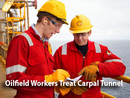 Oilfield Workers Treat Carpal Tunnel