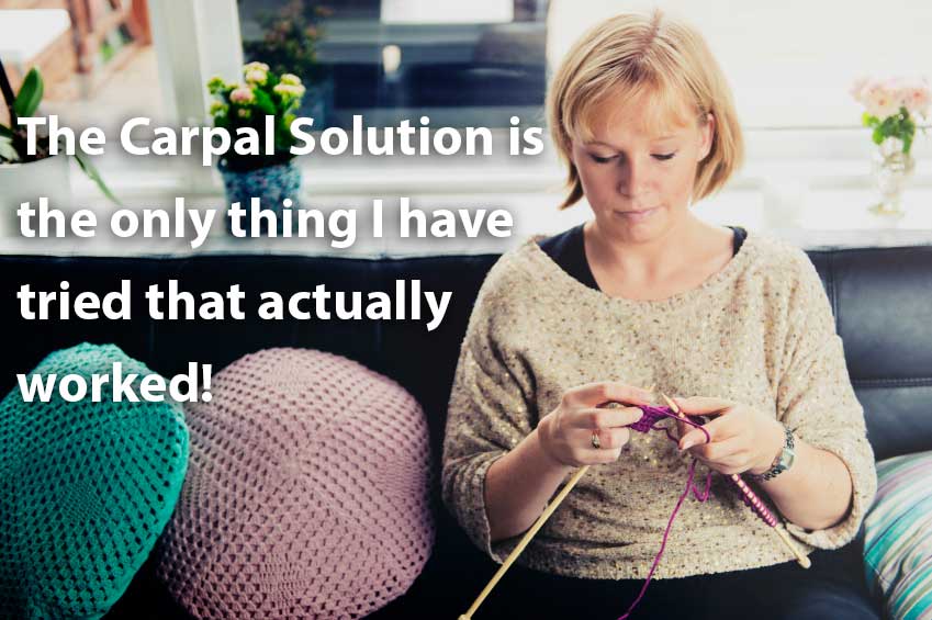 Knitting Hobbyist Ends Years of Carpal Tunnel Hand Pain