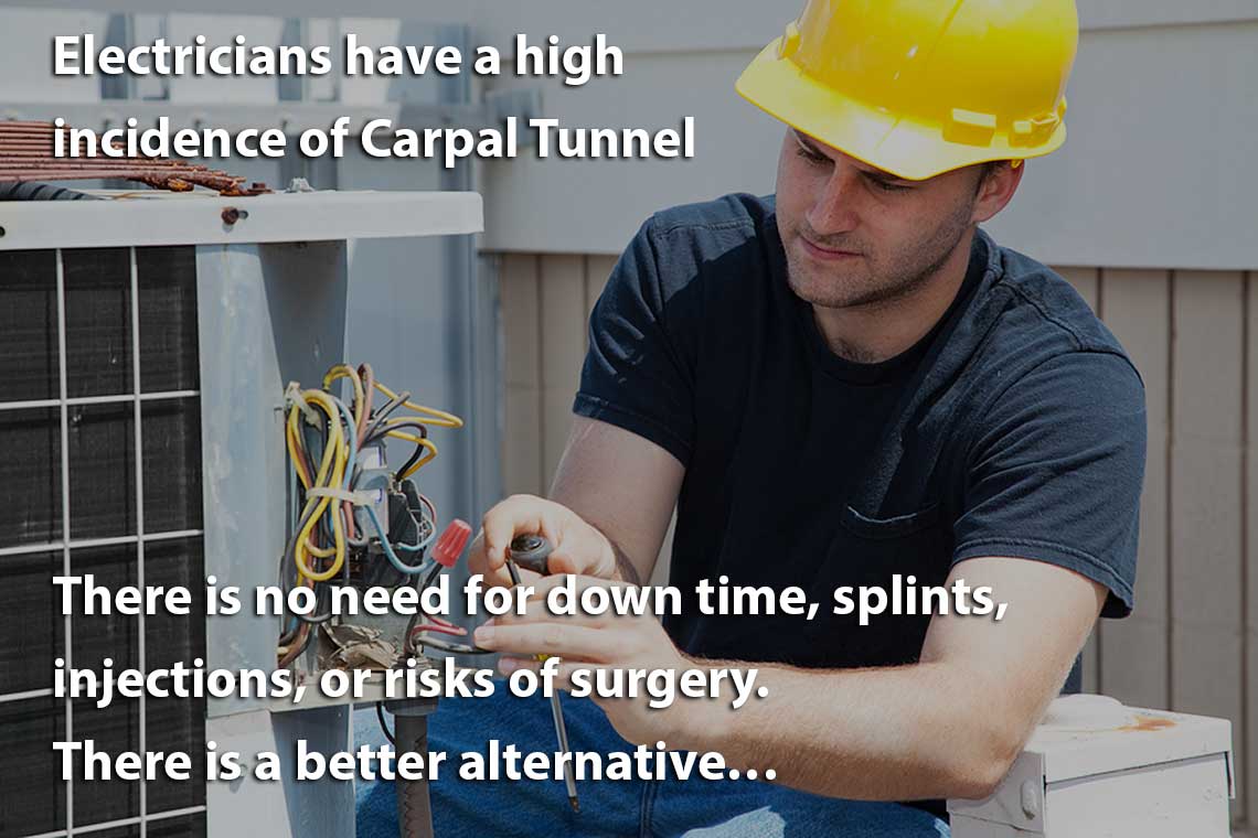 Electricians-have-a-high–incidence-of-Carpal-Tunnel Electricians have a high incidence of Carpal Tunnel