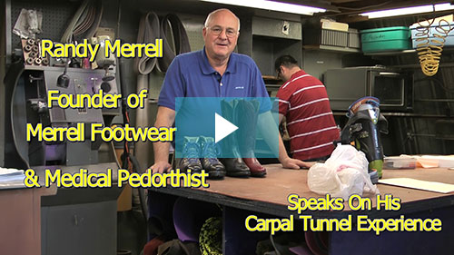 famous bootmaker discusses how he overcame carpal tunnel syndrome