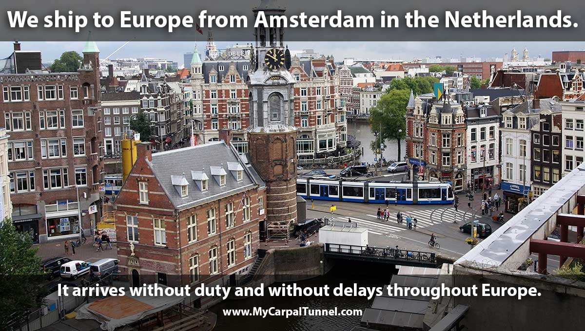 carpal-tunnel-relief-europe A natural carpal tunnel cure now arrives without duty and without delays throughout Europe.