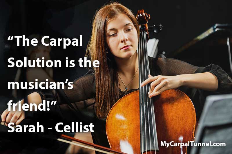cellist cures carpal tunnel 