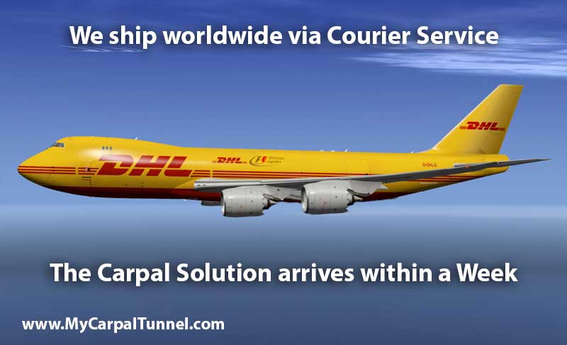 worldwide-carpal-tunnel-relief the carpal solution arrives anywhere in the world within a week