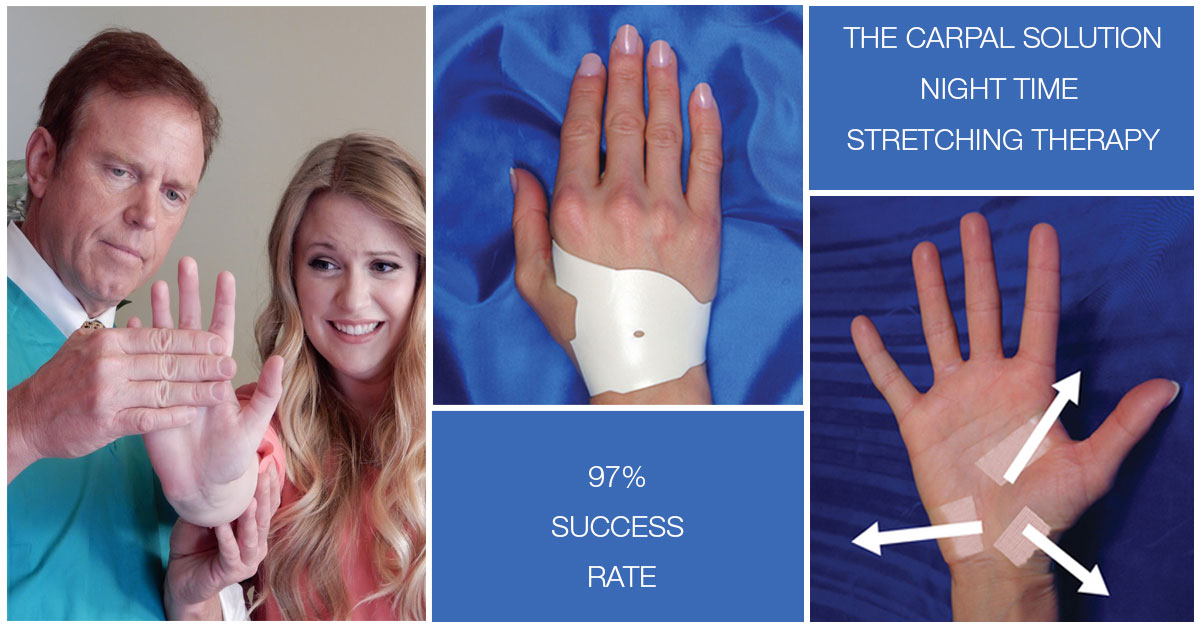 doctor-with-patient-97_-success-rate-carpal-solution-nighttime-stretching doctor showing patient the carpal solution nighttime stretching therapy cure
