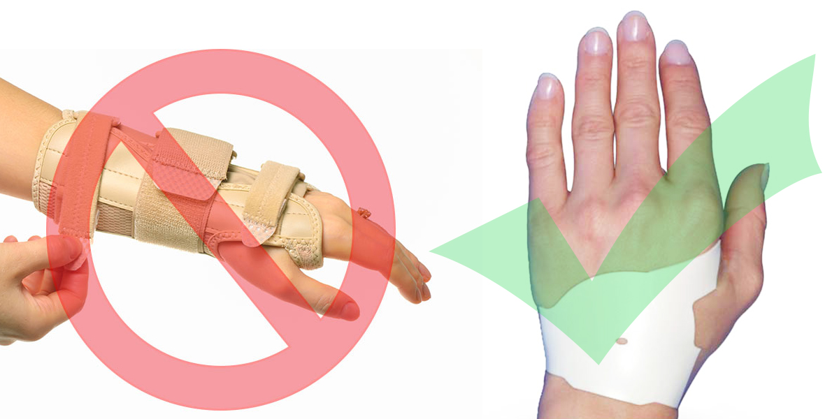 The Carpal Solution Is not a stiff restrictive wrist brace and is designed to be worn at night during sleep