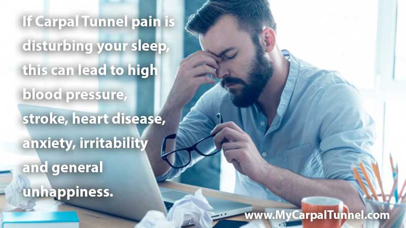 carpal-tunnel-pain-and-sleep-deprevation loss of sleep is the most dangerous aspect of CTS
