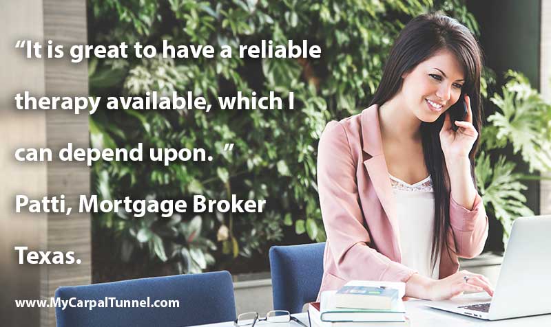 mortgage-brokers-overcomes-cts I purchased the Carpal Solution, followed the directions and after the fourth night my pain was completely eliminated