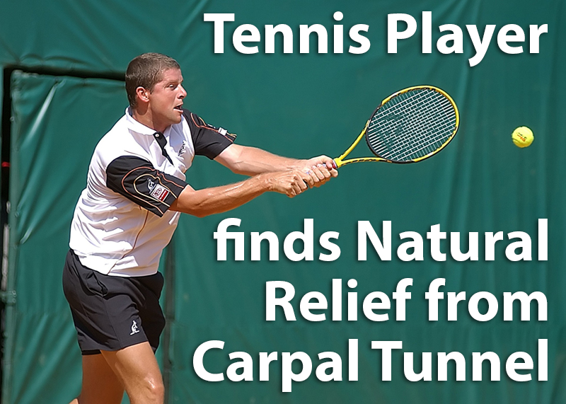 tennis player finds relief from carpal tunnel 