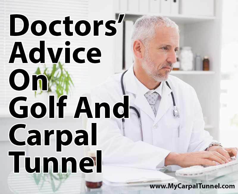 doctors discuss golf and carpal tunnel