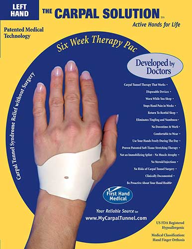 the-carpal-solution-left-hand 1- Decide which hand you want to treat, Right Hand or Left Hand, or both hands at the same time