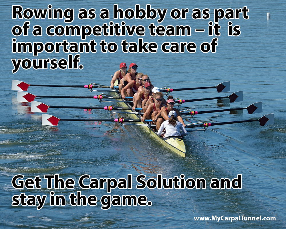 Rowing as a hobby or as part of a competitive team it is important to take care of your hands