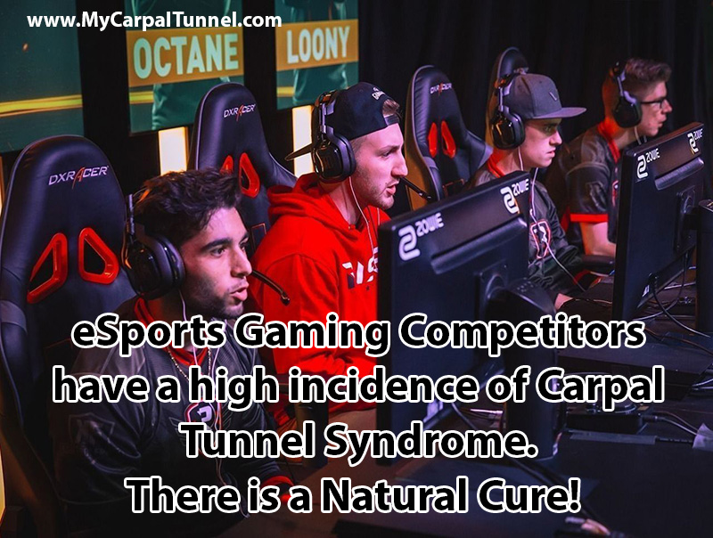 eSports Gaming Competitors have a high incidence of Carpal Tunnel Syndrome
