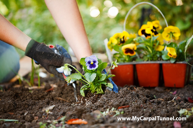dont let carpal tunnel pain keep you from enjoying your hobbies such as gardening