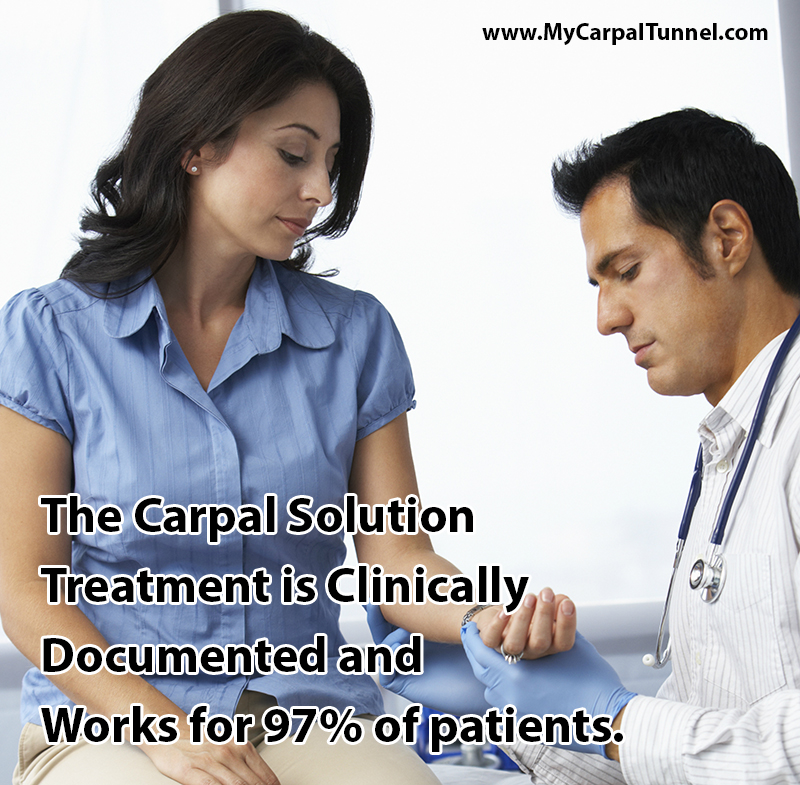 the carpal solution works for 97 percent of patients 
