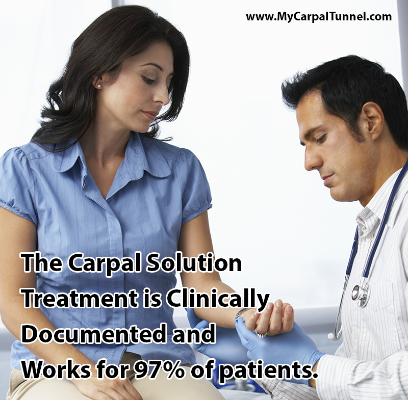 the carpal solution works for 97 percent of patients