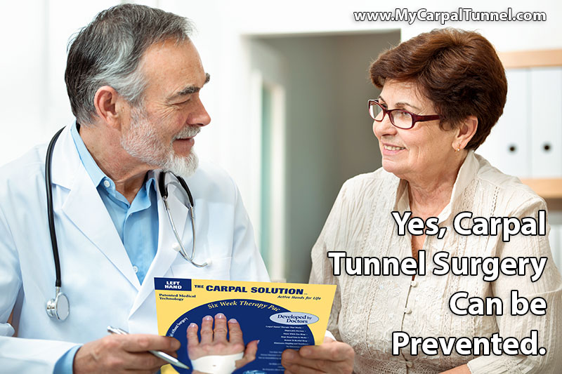 yes carpal tunnel surgery can be prevented