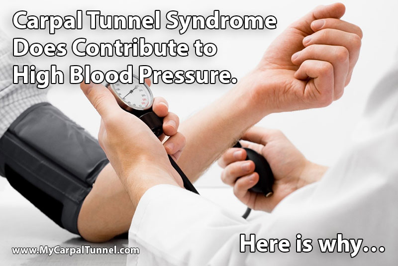 Carpal Tunnel Syndrome Does Contribute to High Blood Pressure. Here is why.