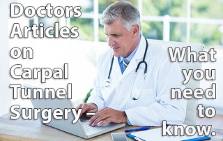 doctor articles on carpal tunnel surgery