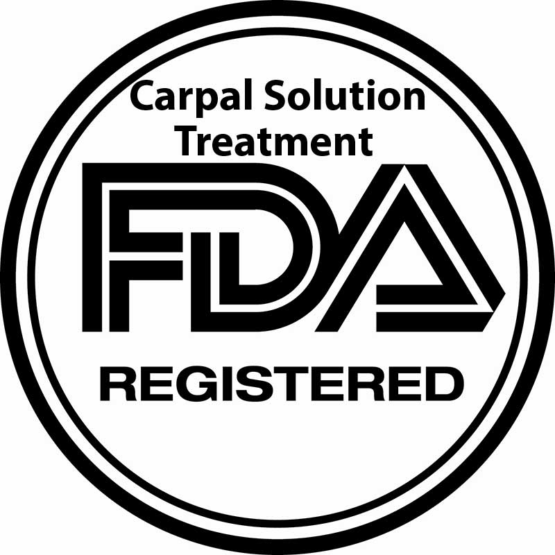 the carpal solution treatment is fda registered
