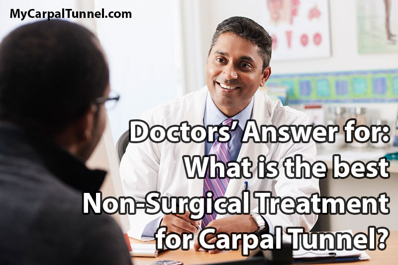 what is the best non surgical treatment for carpal tunnel