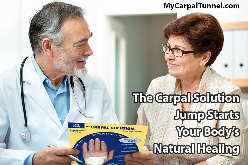 the carpal solution jump starts your body's natural healing
