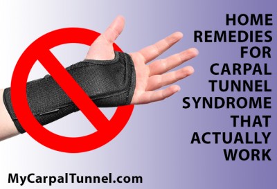 home remedies for carpal tunnel syndrome