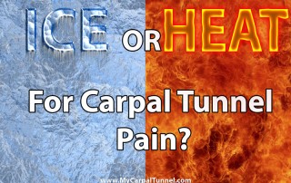 ice or heat for carpal tunnel pain