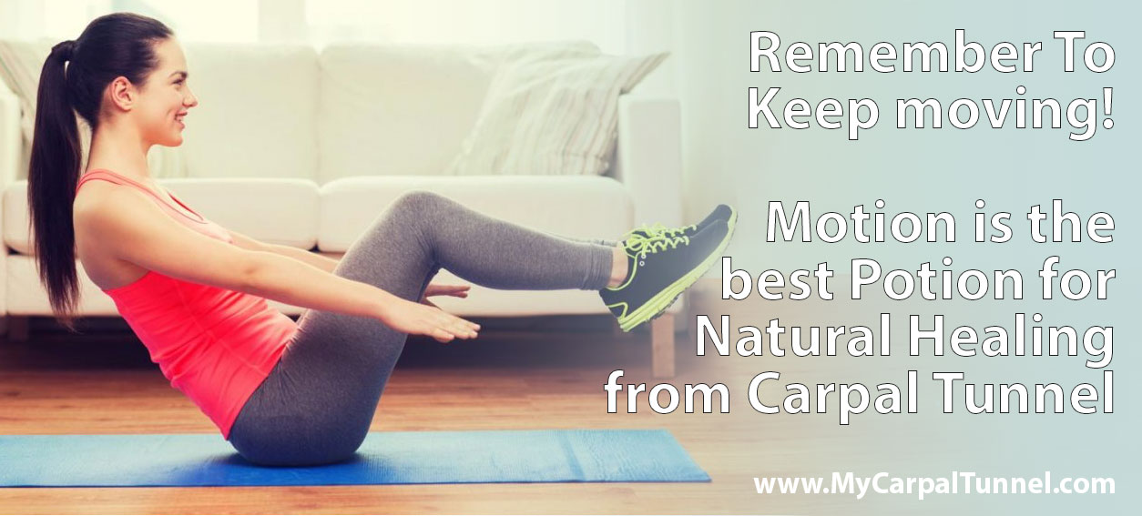 cardio-to-help-heal-carpal-tunnel A sedentary lifestyle does not favor natural healing