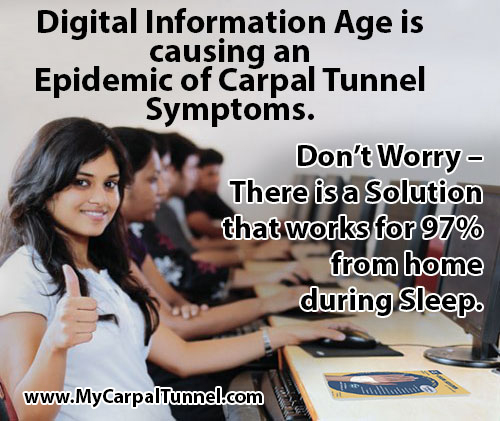 carpal tunnel syndrome due to computer use is on the rise