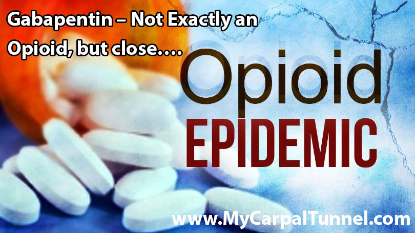 opioid epidemic not a good choice for carpal tunnel syndrome chronic conditions