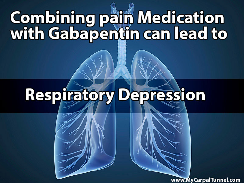 Combining pain Medication with Gabapentin can lead to Serious respiratory depression