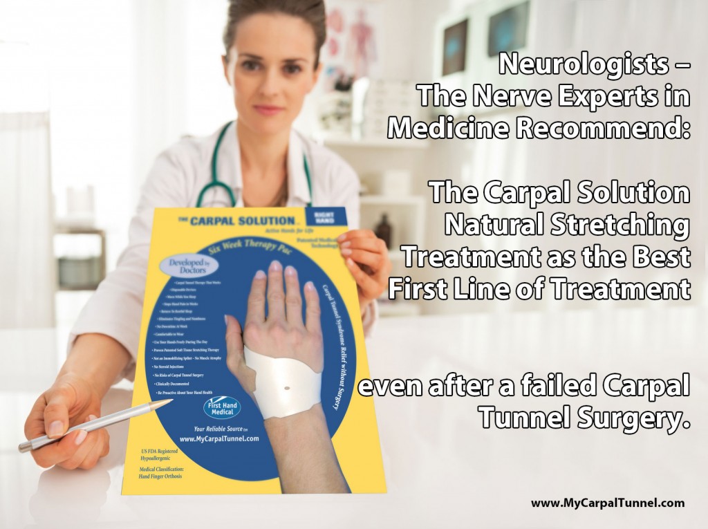 doctors advise carpal solution nighttime stretching treatment first line of defense