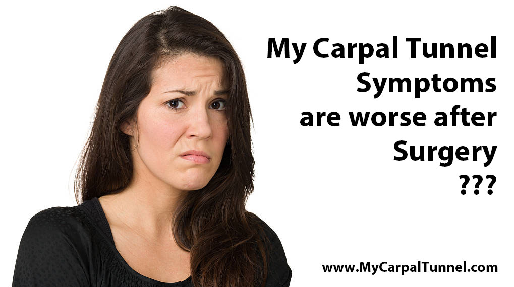 Carpal Tunnel Surgery Facts That is a lot to think about other treatment options