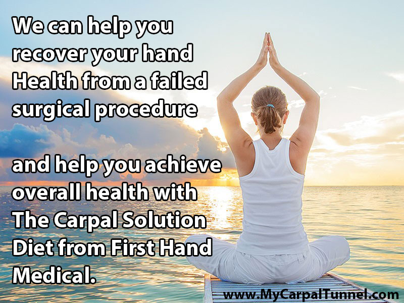 healthy body and cure carpal tunnel too with the carpal solution diet