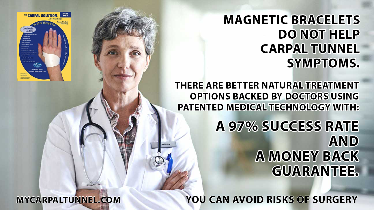 doctors discuss carpal tunnel bracelets