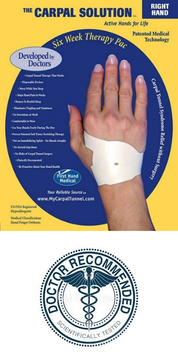 carpal tunnel cure for the right hand