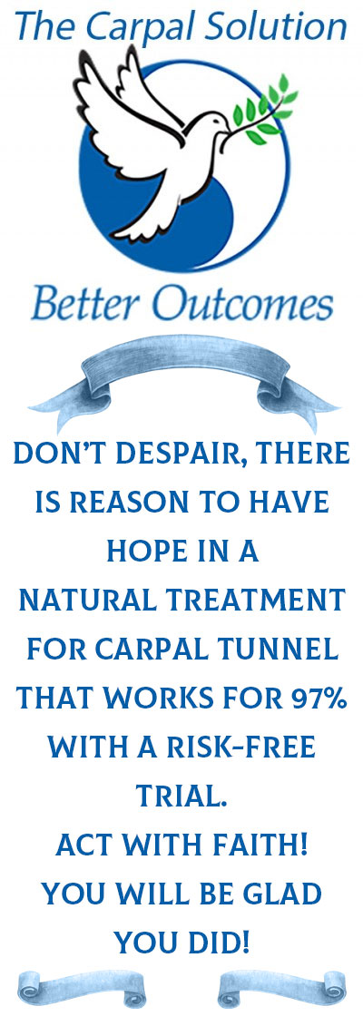 better outcomes from carpal tunnel pain