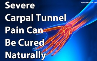 severe pain from carpal tunnel can be cured without surgery